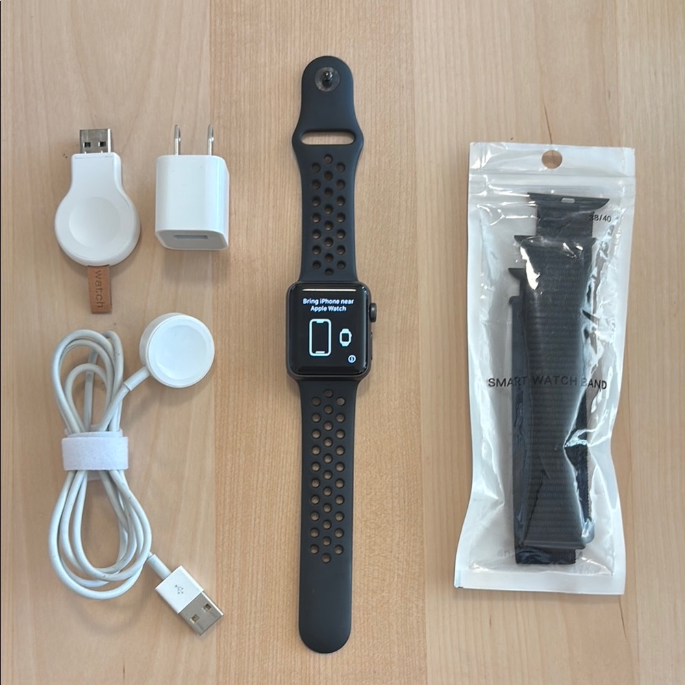 Apple Watch Series 3 Nike Edition with Charger and Extra Band